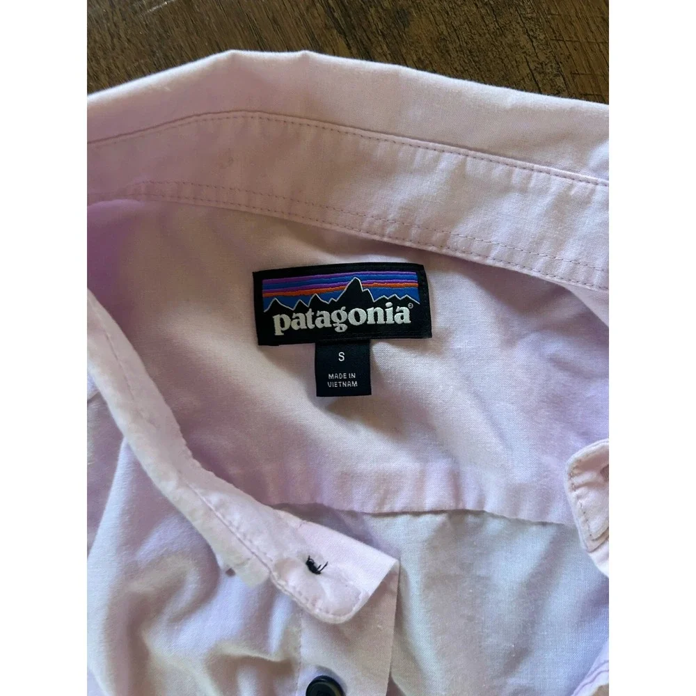 Patagonia Daily Shirt Dragon Purple S Button Up Baggies Shorts 5